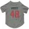 Gray Houston Texans Christian Harris   Dog & Cat Pet Jersey