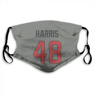 Gray Houston Texans Christian Harris   Face Mask