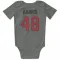 Gray Houston Texans Christian Harris   Newborn & Infant Bodysuit