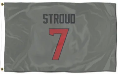 Gray Houston Texans C.J. Stroud   Flag (3 X 5)