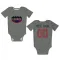 Gray Houston Texans Custom    Newborn & Infant Bodysuit