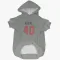 Gray Houston Texans Dalton Keene   Dog & Cat Pet Hoodie