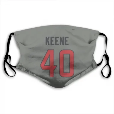 Gray Houston Texans Dalton Keene   Face Mask