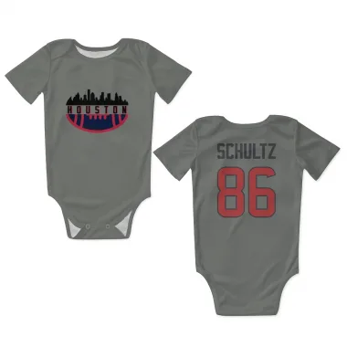 Gray Houston Texans Dalton Schultz   Newborn & Infant Bodysuit