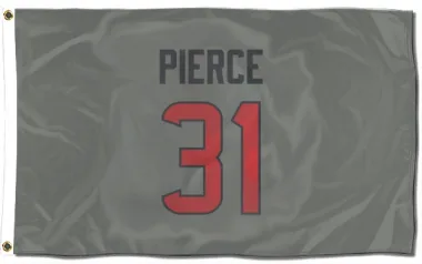 Gray Houston Texans Dameon Pierce   Flag (3 X 5)