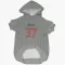 Gray Houston Texans D'Angelo Ross   Dog & Cat Pet Hoodie