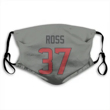 Gray Houston Texans D'Angelo Ross   Face Mask