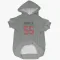 Gray Houston Texans Danielle Hunter   Dog & Cat Pet Hoodie