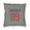 Gray Houston Texans Danny Amendola   Pillow Cover (18 X 18)