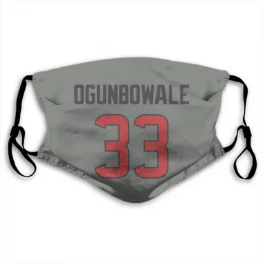 Gray Houston Texans Dare Ogunbowale   Face Mask