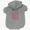 Gray Houston Texans Davis Mills   Dog & Cat Pet Hoodie