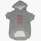 Gray Houston Texans Davis Mills   Dog & Cat Pet Hoodie