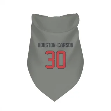 Gray Houston Texans DeAndre Houston-Carson   DeAndre -Carson  Dog & Cat Pet Bandana