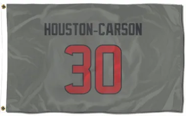 Gray Houston Texans DeAndre Houston-Carson   DeAndre -Carson  Flag (3 X 5)