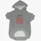 Gray Houston Texans Denico Autry   Dog & Cat Pet Hoodie