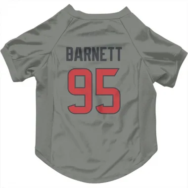 Gray Houston Texans Derek Barnett   Dog & Cat Pet Jersey