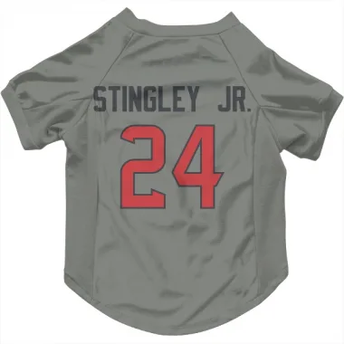 Gray Houston Texans Derek Stingley Jr.   Dog & Cat Pet Jersey