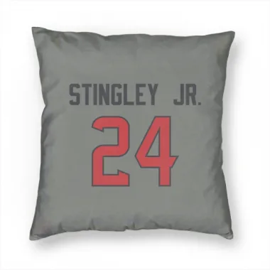 Gray Houston Texans Derek Stingley Jr.   Pillow Cover (18 X 18)