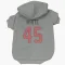 Gray Houston Texans Devin White   Dog & Cat Pet Hoodie