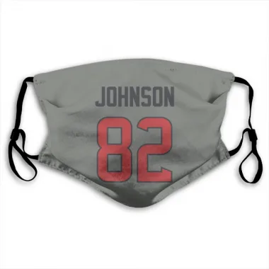 Gray Houston Texans Diontae Johnson   Face Mask