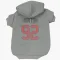 Gray Houston Texans Dylan Horton   Dog & Cat Pet Hoodie