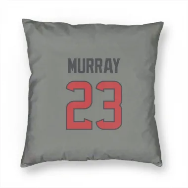 Gray Houston Texans Eric Murray   Pillow Cover (18 X 18)