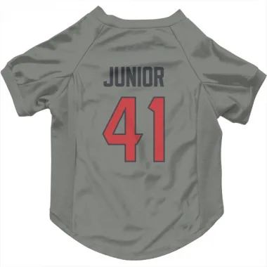 Gray Houston Texans Gregory Junior   Dog & Cat Pet Jersey