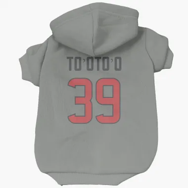 Gray Houston Texans Henry To'oTo'o   Dog & Cat Pet Hoodie