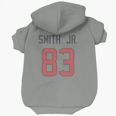 Gray Houston Texans Irv Smith Jr.   Dog & Cat Pet Hoodie