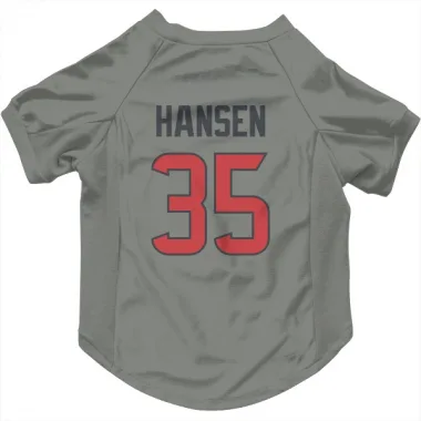 Gray Houston Texans Jake Hansen   Dog & Cat Pet Jersey