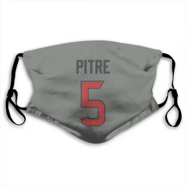 Gray Houston Texans Jalen Pitre   Face Mask