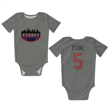 Gray Houston Texans Jalen Pitre   Newborn & Infant Bodysuit