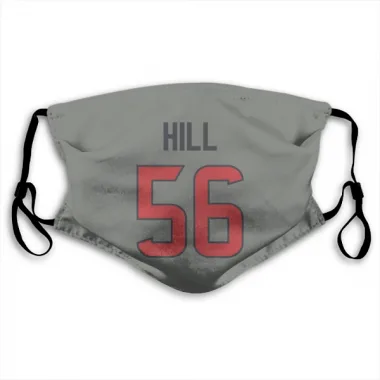 Gray Houston Texans Jamal Hill   Face Mask