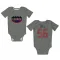 Gray Houston Texans Jamal Hill   Newborn & Infant Bodysuit