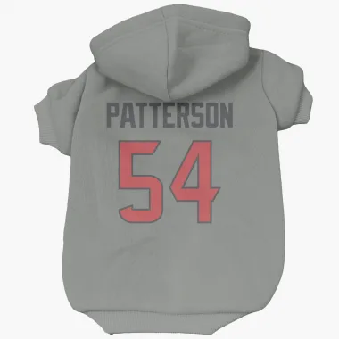 Gray Houston Texans Jarrett Patterson   Dog & Cat Pet Hoodie