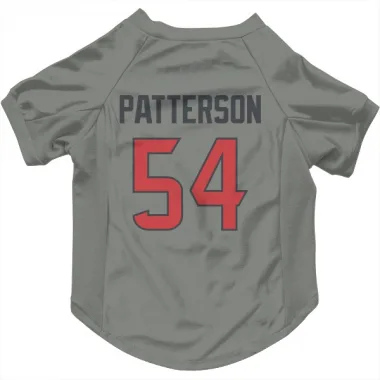 Gray Houston Texans Jarrett Patterson   Dog & Cat Pet Jersey