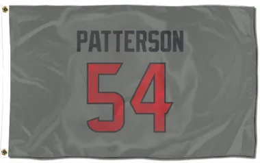 Gray Houston Texans Jarrett Patterson   Flag (3 X 5)