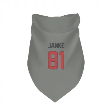 Gray Houston Texans Jaxon Janke   Dog & Cat Pet Bandana