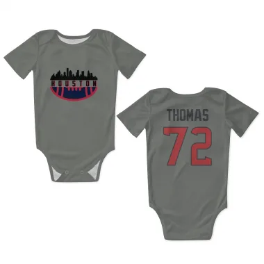 Gray Houston Texans Jaylon Thomas   Newborn & Infant Bodysuit