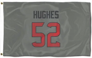 Gray Houston Texans Jerry Hughes   Flag (3 X 5)