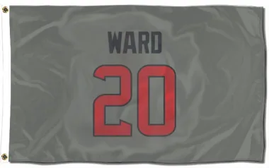 Gray Houston Texans Jimmie Ward   Flag (3 X 5)