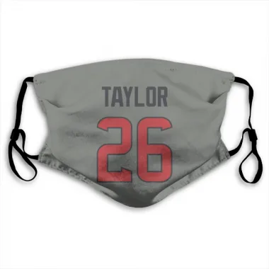 Gray Houston Texans J.J. Taylor   Face Mask