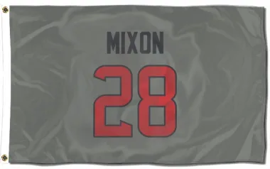 Gray Houston Texans Joe Mixon   Flag (3 X 5)