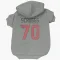 Gray Houston Texans Juice Scruggs   Dog & Cat Pet Hoodie