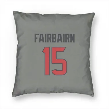 Gray Houston Texans Ka'imi Fairbairn   Pillow Cover (18 X 18)