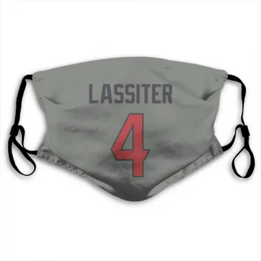 Gray Houston Texans Kamari Lassiter   Face Mask