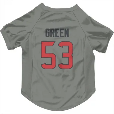 Gray Houston Texans Kendrick Green   Dog & Cat Pet Jersey