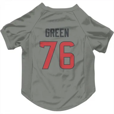 Gray Houston Texans Kenyon Green   Dog & Cat Pet Jersey