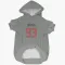 Gray Houston Texans Kurt Hinish   Dog & Cat Pet Hoodie