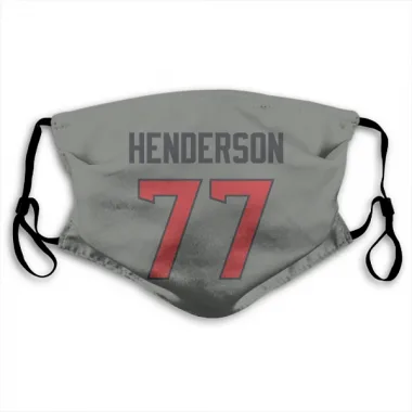 Gray Houston Texans LaDarius Henderson   Face Mask